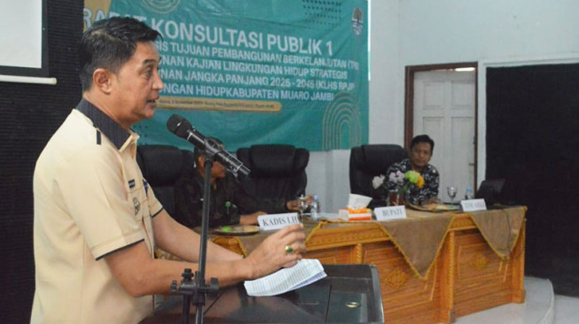 Pj Bupati Muaro Jambi Buka Rapat Konsultasi ke-1 Penyusunan KLHS RPJP