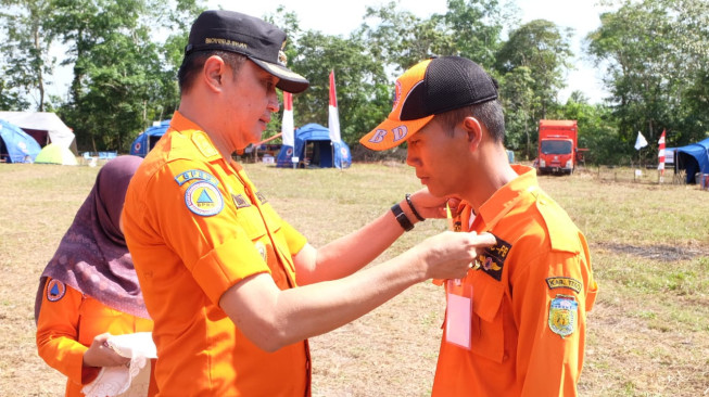 Bachyuni Deliansyah Buka Latgab Penanggulangan Bencana Provinsi Jambi