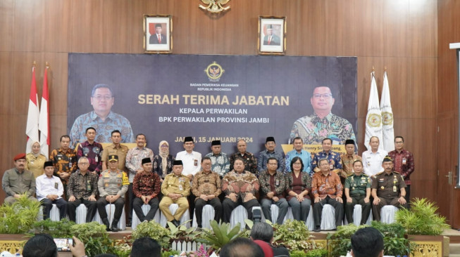 Bachyuni Hadiri Sertijab Kepala BPK RI Perwakilan Jambi