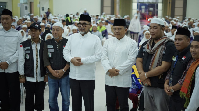 Sekda Sambut Kepulangan Jemaah Haji Muaro Jambi, Dari 199 Jemaah, 2 Jemaah Meninggal Dunia di Tanah Suci