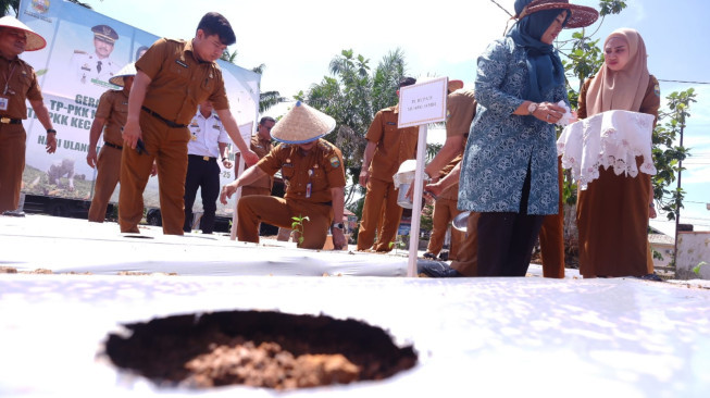 Penjabat Bupati Muaro Jambi Raden Najmi Hadiri Kegiatan Gerakan Tanam Cabai