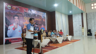 Penjabat Bupati Kabupaten Muaro Jambi Raden Najmi Tutup Kejuaraan Tenis Meja Bupati Cup