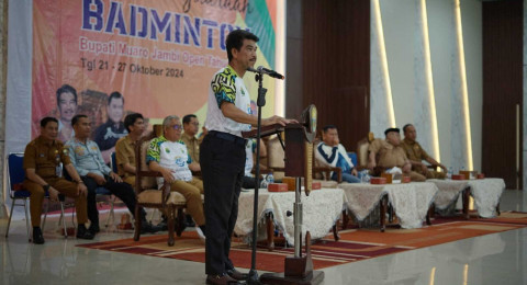 Penjabat Bupati Buka Kejuaraan Badminton se-Kabupaten Muaro Jambi